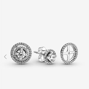 Pandora Sparkling Double Halo Stud Earrings